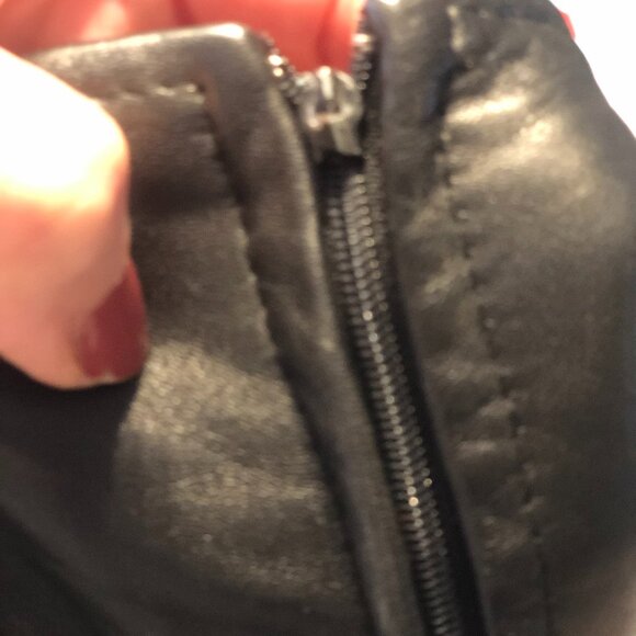 Vintage Danier Leather Pants Black - Picture 6 of 6